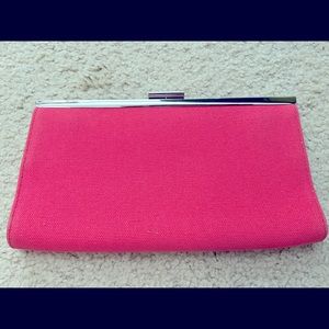 Pink clutch